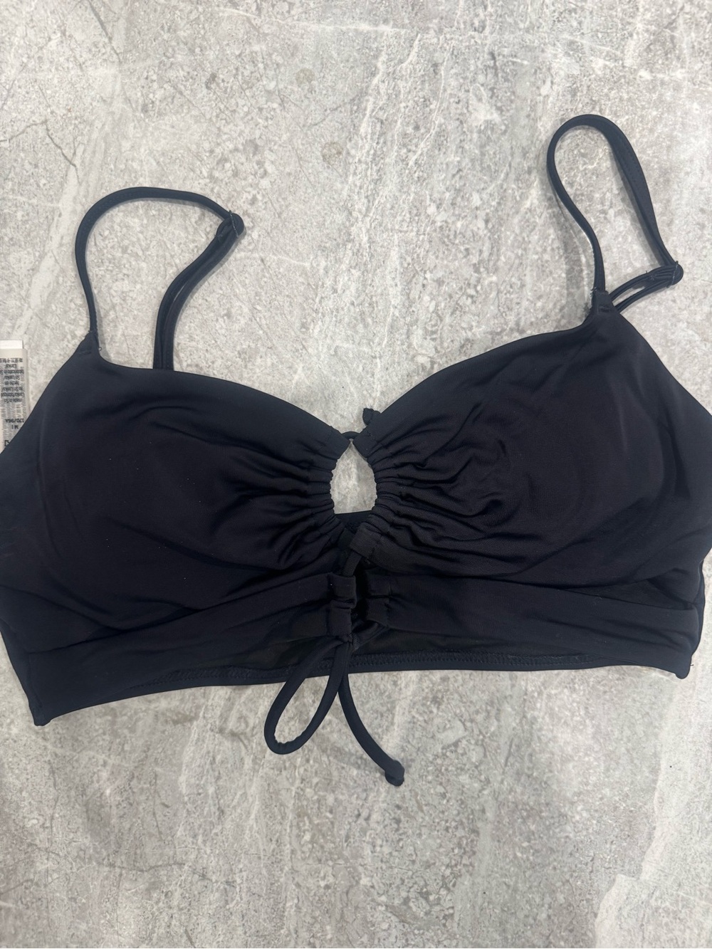 VS Pink Cut Out Bikini Top